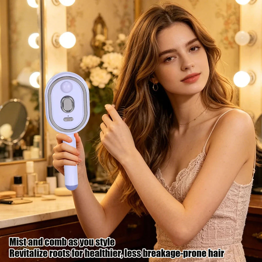 Rechargeable Electric Steam Hair Brush
