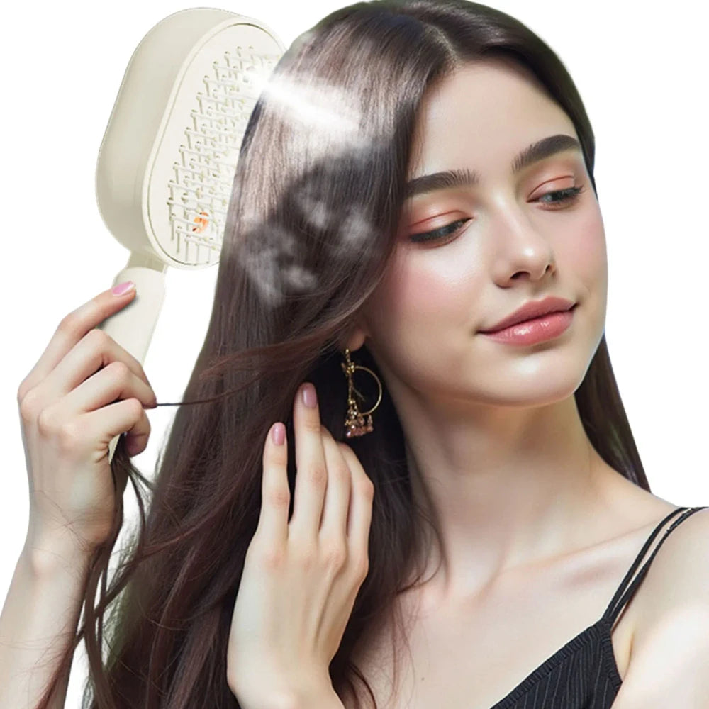 Rechargeable Electric Steam Hair Brush